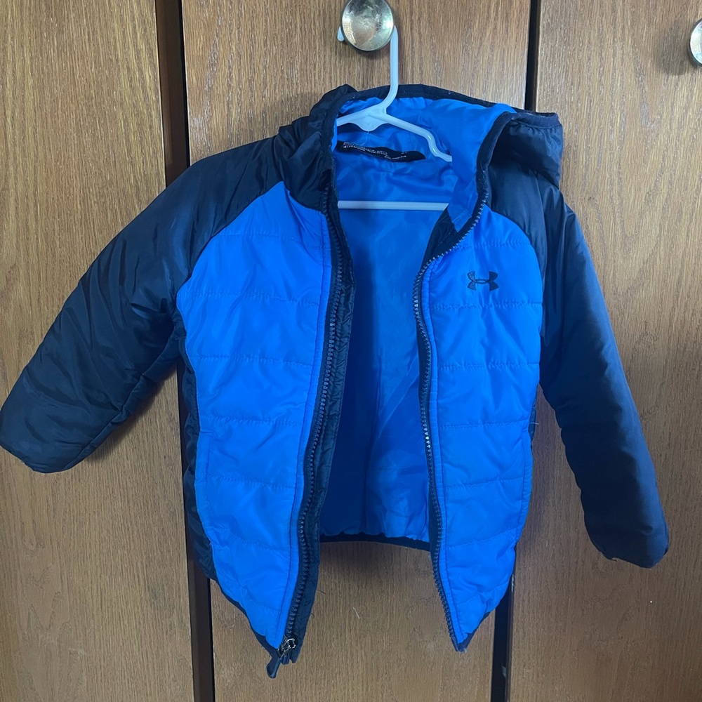 Boys under armour puffer coat size 2T